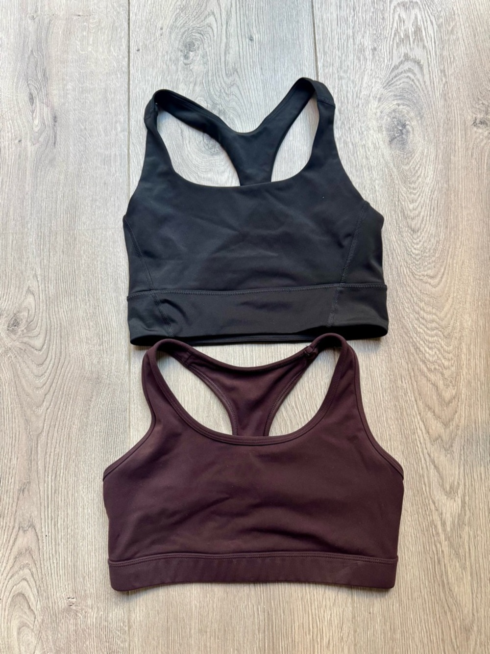 H&M Racerback Tank Tops in Black & Deep Plum